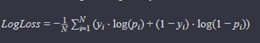 Log loss formula